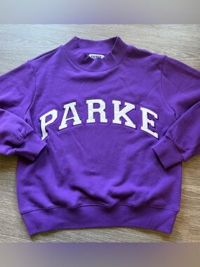 Parke Varsity Back to School Mockneck in purple
